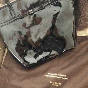 Kate Spade - Never used, black patent leather bag